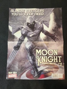 RARE Marvel Mini Promo Poster  2011 X-Force & Moon Knight Double Sided Poster - Picture 1 of 9