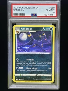 2025 POKEMON M24 EN-MCDONALD'S COLLECTION #009 UMBREON PSA 10 - Picture 1 of 2