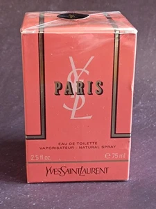 Perfume Scent Sealed New YSL Paris 75ml Eau De Toilette - Picture 1 of 7