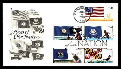 Mayfairstamps US FDC 2008 Flags of US States First Day Cover aau_41311 - Image 1 of 2
