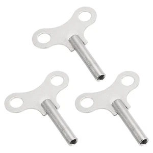 Llave de reloj para bobinado 3 piezas 4,4 mm x 62 mm, plateada - Imagen 1 de 6
