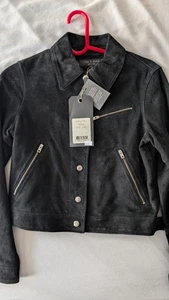 Brand New with Tag - Rag & Bone Women's Black Daley Jacket Size 4  - Picture 1 of 5