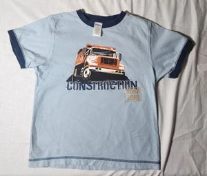 Gymboree Construction Ahead Tee Top Shirt size 7  - Picture 1 of 2