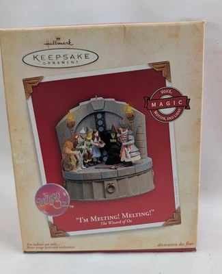 2004 NIB NEW I'm Melting Hallmark Keepsake The Wizard of Oz Magic Wicked Witch - Image 1 of 3