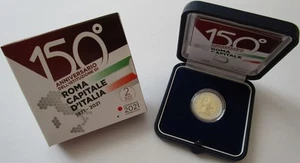 Italien 2 Euro 2021 150 Jahre Hauptstadt Rom PP - Picture 1 of 2
