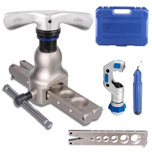 Flaring Tool Kit for 1/4" - 3/4" HVAC Copper Flare Tool with Metric and Imper... - Picture 1 of 7
