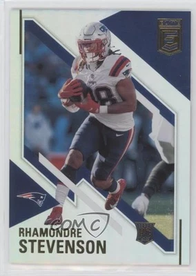 2021 Panini Chronicles Elite Update Rhamondre Stevenson #188 Rookie RC - Image 1 of 2