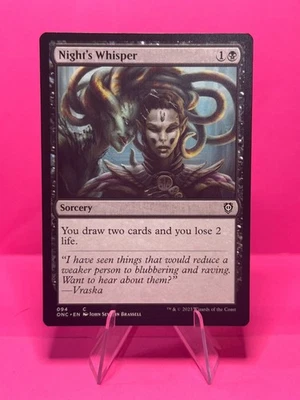 MTG Night's Whisper 094 – ONC Phyrexia All Will Be One Regular NM - Image 1 of 2