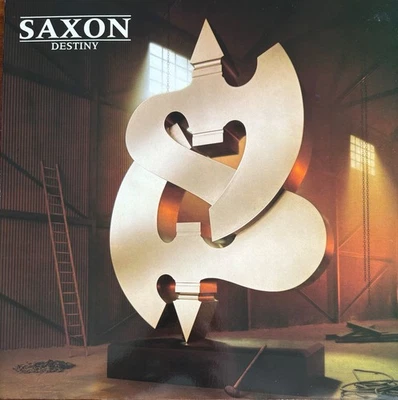 SAXON - Destiny VINYL LP 1988 EMI DB1 - Image 1 of 3