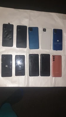 10 x Samsung(5×A12,A515f,A415f,A136,2xA02s),grade E,for parts - Image 1 of 4