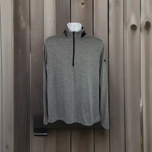 Greyson Pullover Herren grau Golf 1/4 Quarter Zip Gr. L ~ Logo " - Bild 1 von 8