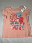 NWT-The Children?s Place short sleeve Take me to the fair Shirt-sz 12-18 months