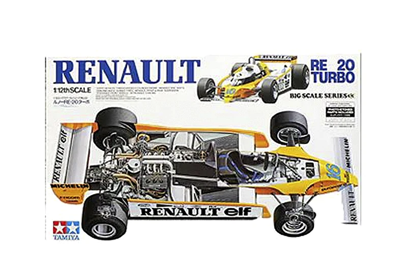 TAMIYA  12033 RENAULT RE 20 TURBO F1 GP  1979 1/12 FORMULA UNO SCALE MODEL KIT - Immagine 1 di 1