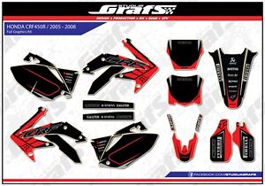 2005 2006 2007 2008 CRF 450R Graphics Kit For HONDA CRF450R 450 R Decals Sticker