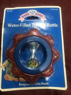 Sonajero mordedor Baby King lleno de agua edades 18+ meses color msy variar  Foto 1 de 4