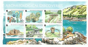 Jersey Europa 2025 Block nationale archäologische Ausgrabungen postfrisch - Bild 1 von 1