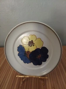 6 5/8" Ceramic Plate Potpourri Hue (Floral) by DENBY-LANGLEY made in England - Picture 1 of 13