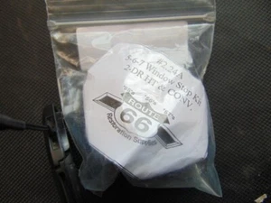 1955-56-57 Chevy/Chevrolet Hardtop/Convertible Upper Door Window Stops (10836) - Picture 1 of 2