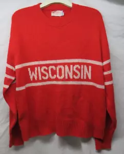 Seltener 60er Jahre UNIVERSITY of WISCONSIN WEAR SPORT PULLOVER - DACHSE XL - Bild 1 von 6