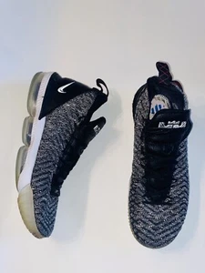 Nike LeBron 16 ‘Oreo’ Black White Men's Size 14 Basketball Shoes - Picture 1 of 10