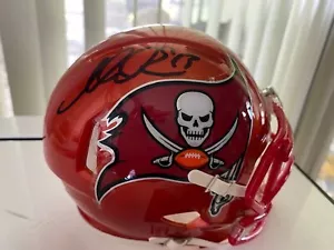MIKE EVANS SIGNIERTER TAMPA BAY BUCCANEERS FLASH SPEED MINIHELM JSA COA - Bild 1 von 3