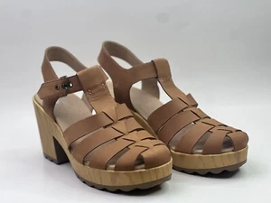 Dr. Scholls Sandals Original Collection Leather Want It All Tan Size 9 M NIB - Picture 1 of 9