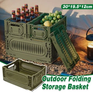 Foldable Storage Box Outdoor Organizer Collapsible Storage Container for Camping - Picture 1 of 12