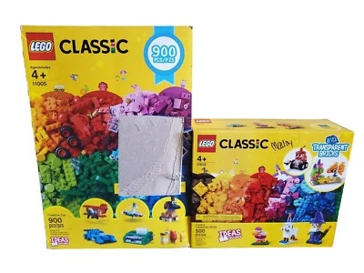 Lego Classic 11005/11013 Lot 1400 pcs Bricks Animals Cars Planes Dog Create NDB - Image 1 of 4