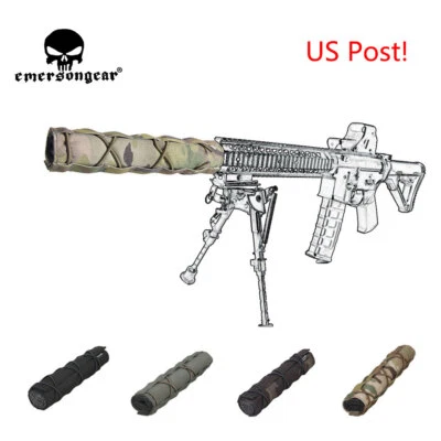 Emerson Tactical 8" 22cm Supresor Silenciador Cubierta Mirage Escudo Térmico Silenciador EE. UU. Foto 1 de 4