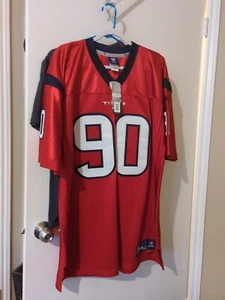 Vintage Authentic Houston Texans Mario Williams Auto On Field Jersey Size 52 - Picture 1 of 9