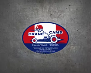 Crane Cams Aufkleber - Oldschool Drag Race Hot Rod MOPAR V8 Muscle Sticker USA - Bild 1 von 1