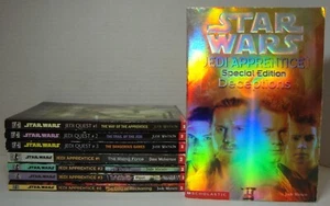 STAR WARS JEDI APPRENTICE JEDI QUEST LOT OF 8 BOOKS JUDE WATSON - Picture 1 of 8