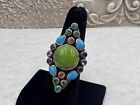 Sterling Silver Nicky Butler Limited 17 2000 Gaspeite Turquoise Ring Sz 775