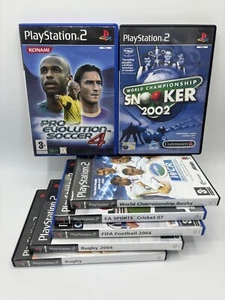 Various Sports Football, Rugby, Cricket - (PS2) Sony Playstation 2 Games Bundle - Picture 1 of 3