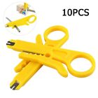 Data Cable Wire Punch Down Cutter Stripper Manual Pliers Tool 10 Stck