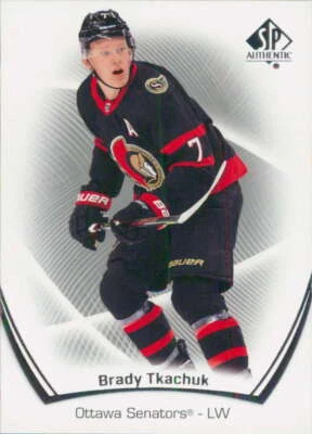 2021-22 SP Authentic #46 Brady Tkachuk Ottawa Senators - Image 1 of 2