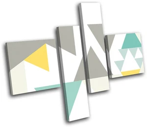 Geometric Triangles Abstract MULTI LONA pared arte Foto impresion - Imagen 1 de 1