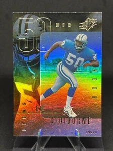 Chris Claiborne 1999 SPx Rookie Auto #92/1999 Detroit Lions - Imagen 1 de 2