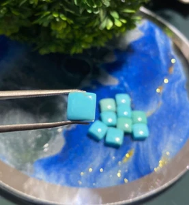 25Ct Natural Turquoise Gemstone Lot, AAA+ Quality Wholesale Cabochon for gift. - Picture 1 of 12