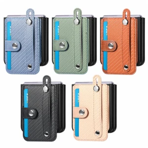 For Motorola Razr Plus 40 50 Wrist Strap Stand Leather Card Wallet Phone Case - Picture 1 of 22
