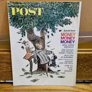 The Saturday Evening Post MAGAZINE Money Issue December 30 1967 Kenneth Lamott - Imagen 1 de 5