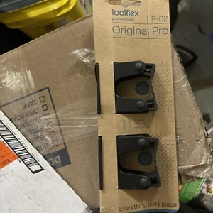 Soporte pequeño original Toolflex - Tornillos en pared o montaje en riel (paquete de 2) - Imagen 1 de 1