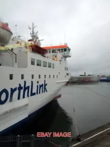PHOTO ORKNEY NORTHLINK FERRY AT ABERDEEN ON ARRIVAL FROM KIRKWALL - Picture 1 of 1