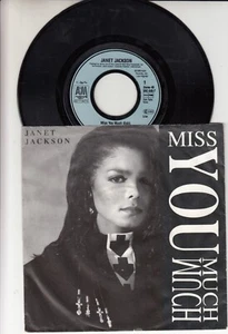 Janet Jackson – Miss You Much - Vinyl, 7" Single - Europe 1989 - NM-/EX- - Bild 1 von 1