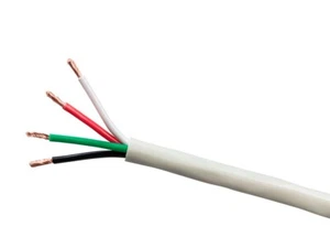 Monoprice Speaker Wire, Burial Rated, 4-Conductor, 16AWG, 250ft, Gray - Picture 1 of 1