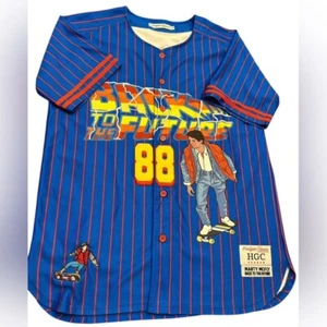 Headgear Classics Back to the Future Marty McFly #88 Baseball Jersey Men's Sz L - Picture 1 of 10