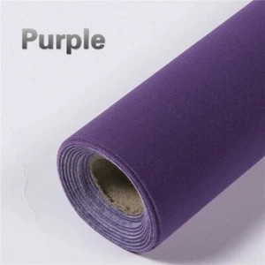 UK STOCK Self Adhesive Velvet Fabric 20*30cm Suede Velour Sticker Solid DIY New - Picture 1 of 14