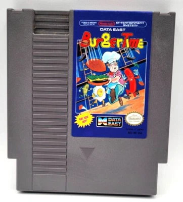 BURGER TIME (NINTENDO NES 1987) CART ONLY DATA EAST - Image 1 of 3