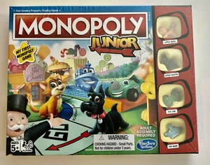 MONOPOLY JUNIOR Board Game 2016 Toy Boat Children 5+ Complete Collectible NEW - Picture 1 of 5