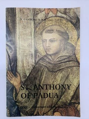 St. Anthony of Padua Messenger Editions V. Gamboso O.F. Conv. Booklet Vintage - Image 1 of 4